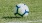a soccer ball on a field
